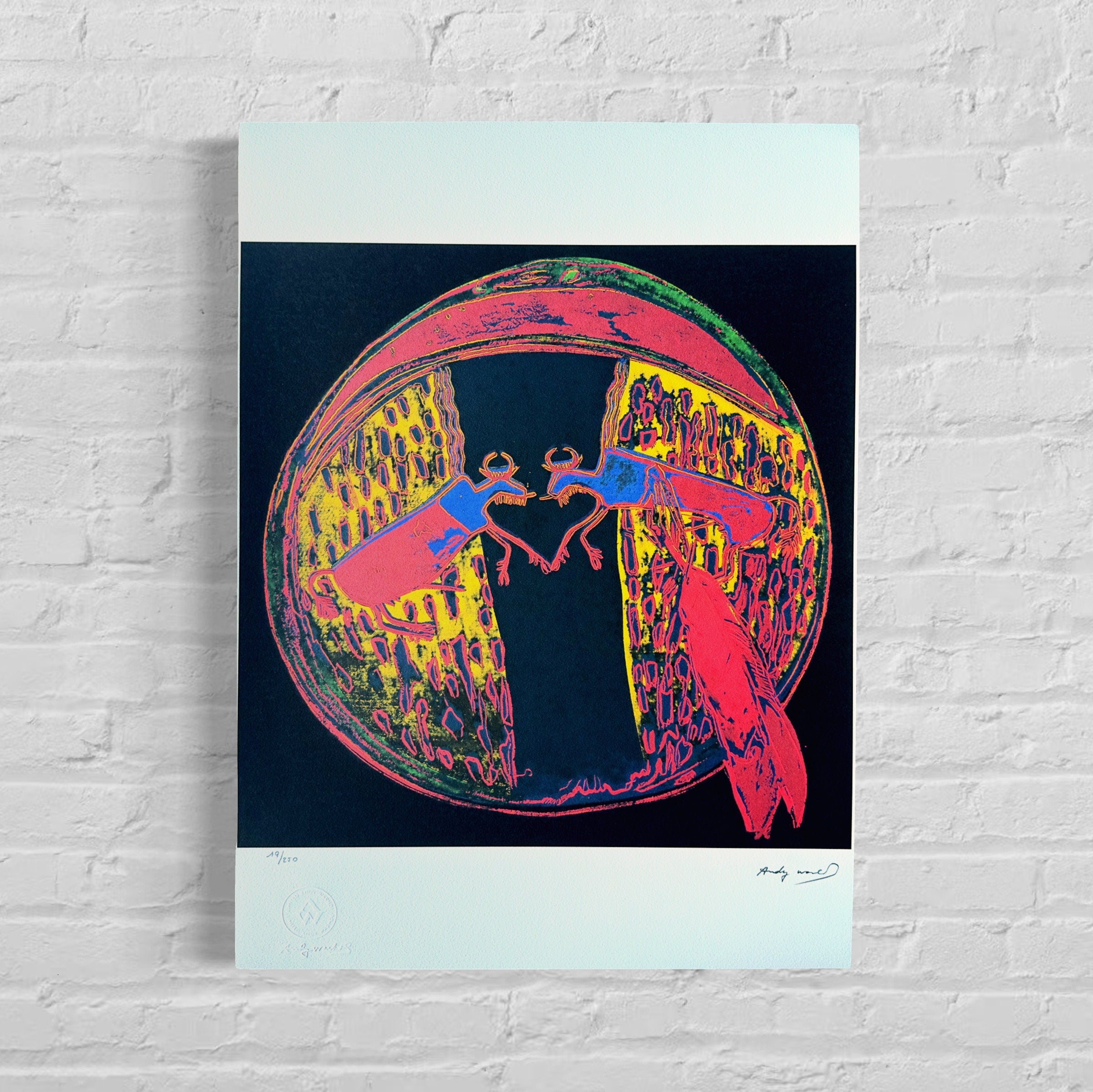 ANDY WARHOL Plains shield